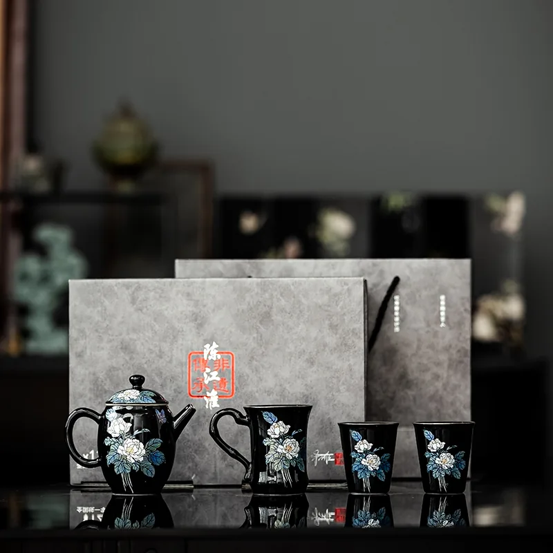 商品图 09：茶具礼盒静物